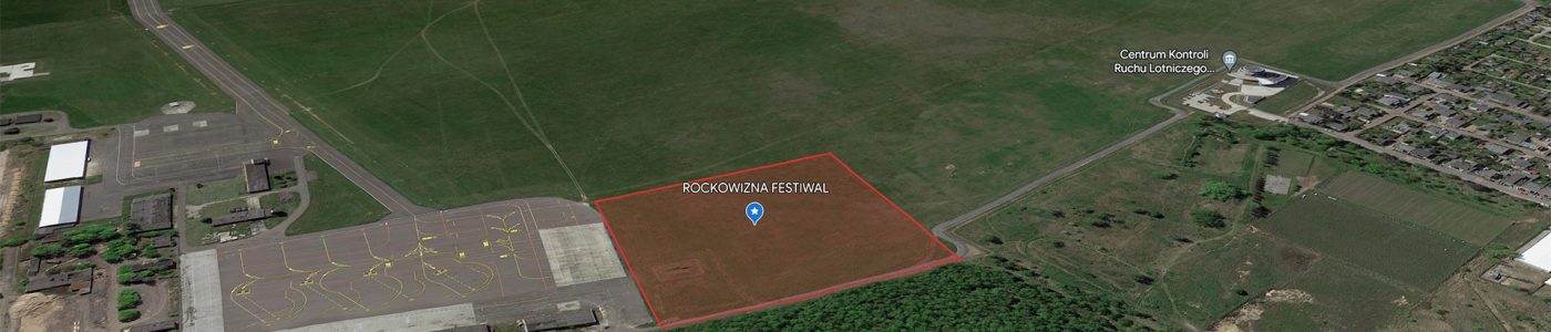 Mapa Rockowizna Festiwal Poznań